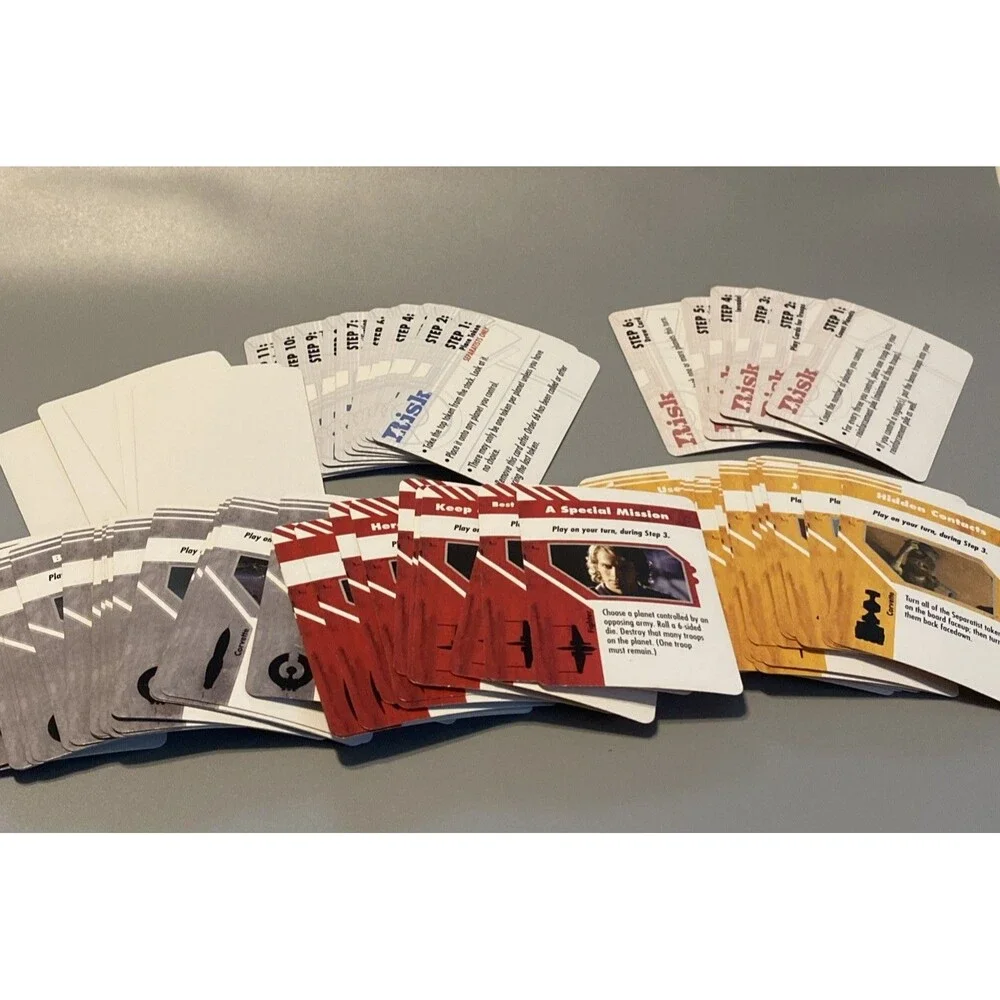 2005 Star Wars Risk Clone War Board Game Replacement Cards Only